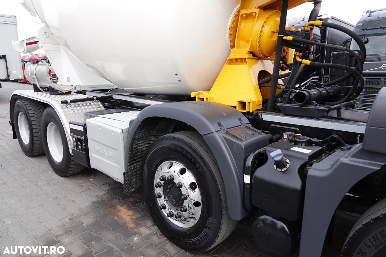 MAN TGS 32.480 / 8X4 / BETONATOR / PEAR 9M3 / MANUAL / EURO 6 - 10