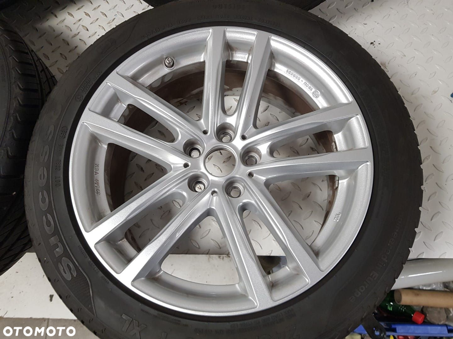 ŁADNY KOMPLET 4x KOŁA ALUFELGI ALUFELGA BMW 5 G30 AUDI MERCEDES ZIMÓWKI 245 45 18 8,0x18 ET30 5x112 - 6
