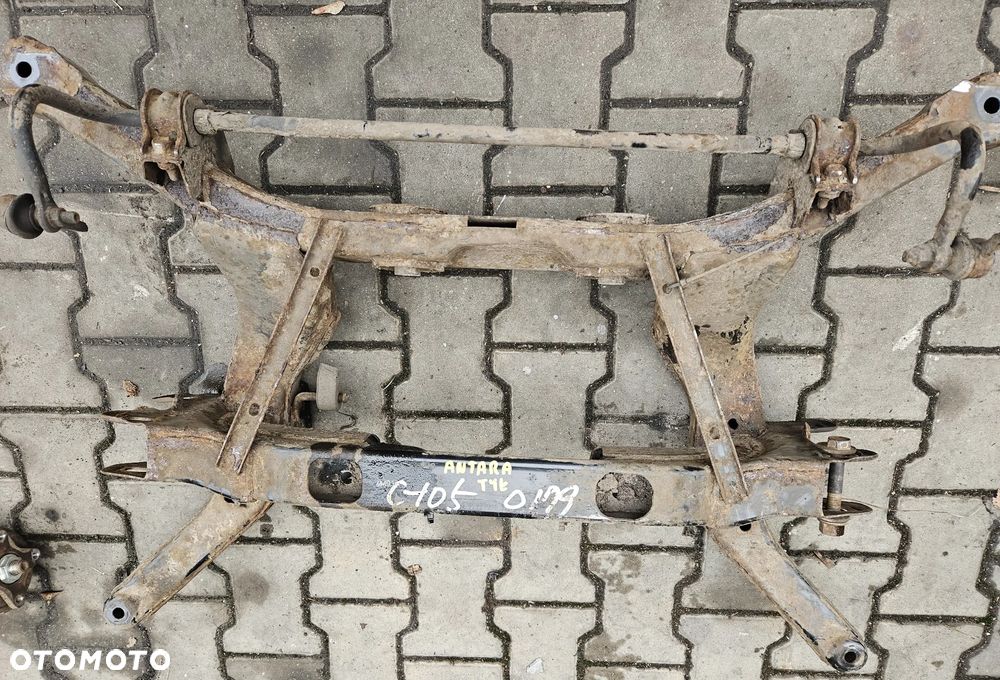 Opel Antara I Captiva wózek belka kołyska zawieszenia tył tylnego - 2