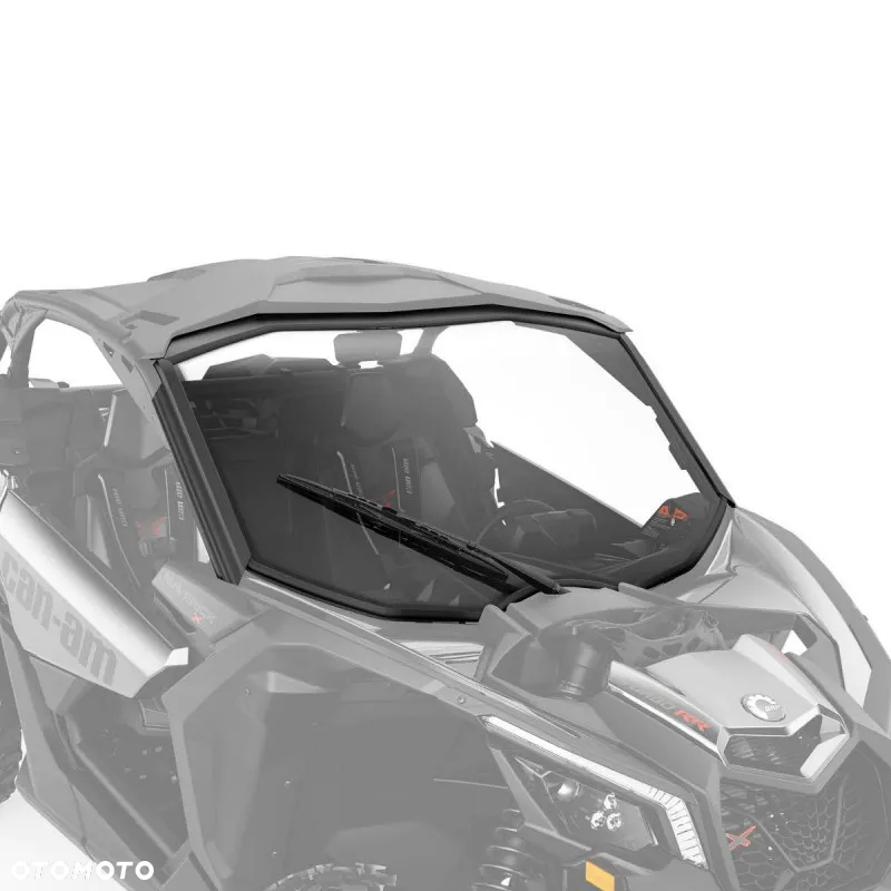 SZYBA CAN AM MAVERICK X3 PRZEDNIA PELNA Z WYCIERACZKA - 2