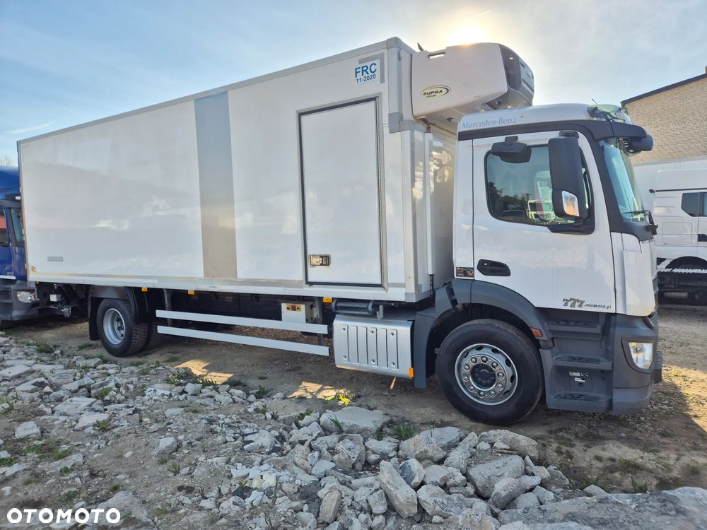 Mercedes-Benz Antos 1824 CARRIER SUPRA 1150 DRZWI + winda i drzwi boczne opony 100% Good Year  / 7.7m / z Holandii / KLIMA LEKKI / Axor man Tgm T1000-R THERMO King - 2