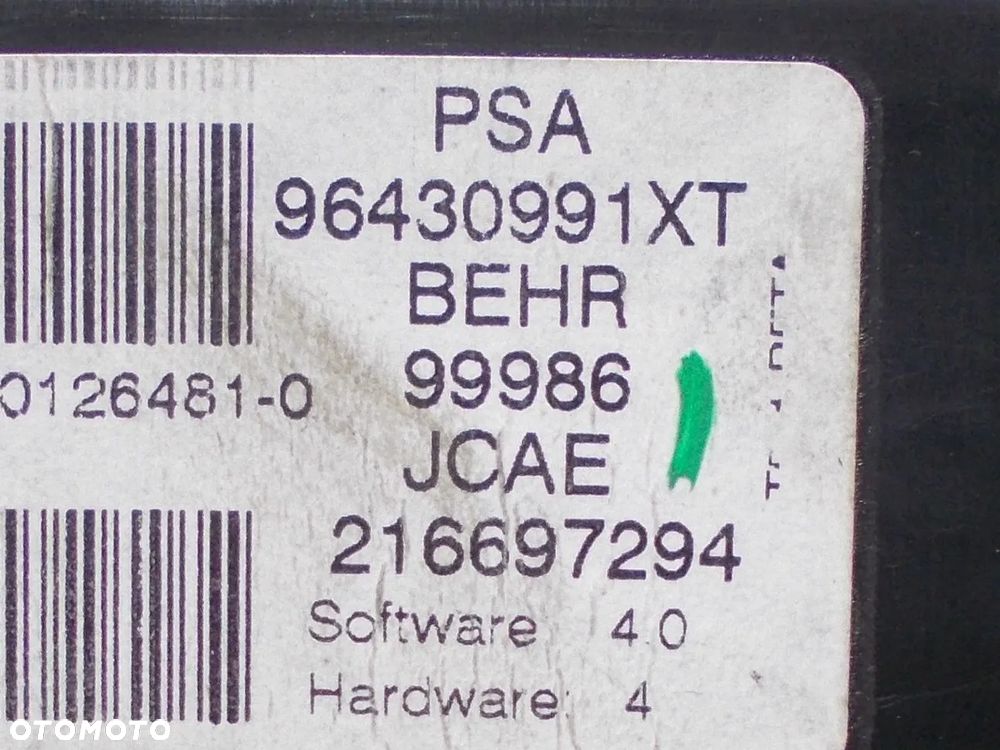 Peugeot 307 - panel klimatyzacji - 3