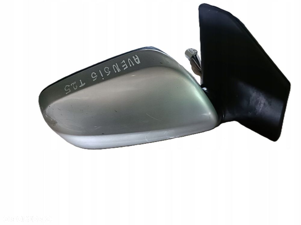 TOYOTA AVENSIS T25 03-09 r. LUSTERKO PRAWE ELEKTRYCZNE 7PIN lakier 1C0 - 1