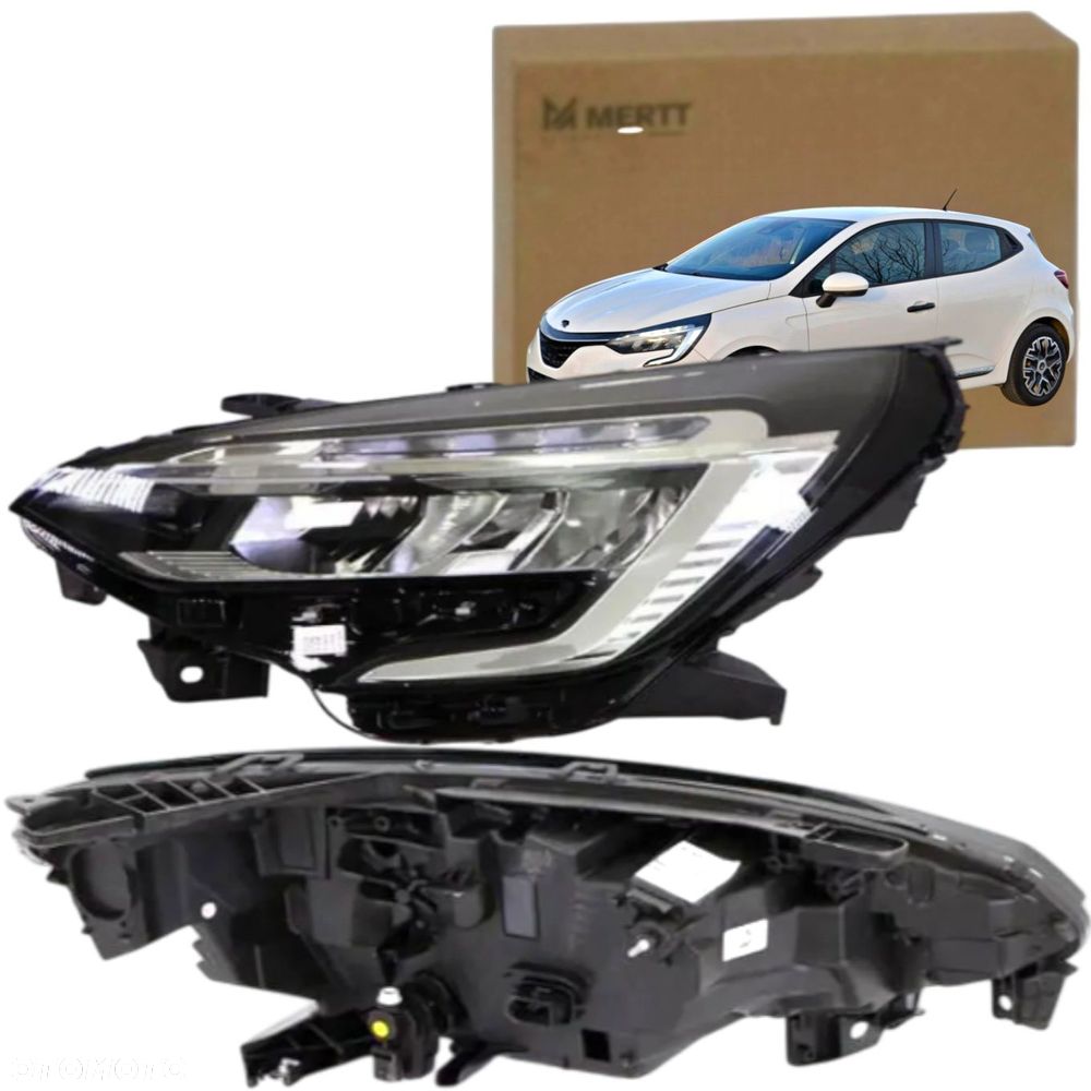 RENAULT CLIO V 5 2019- REFLEKTOR LAMPA LEWA LED KOMPLETNA 260606923R - 1
