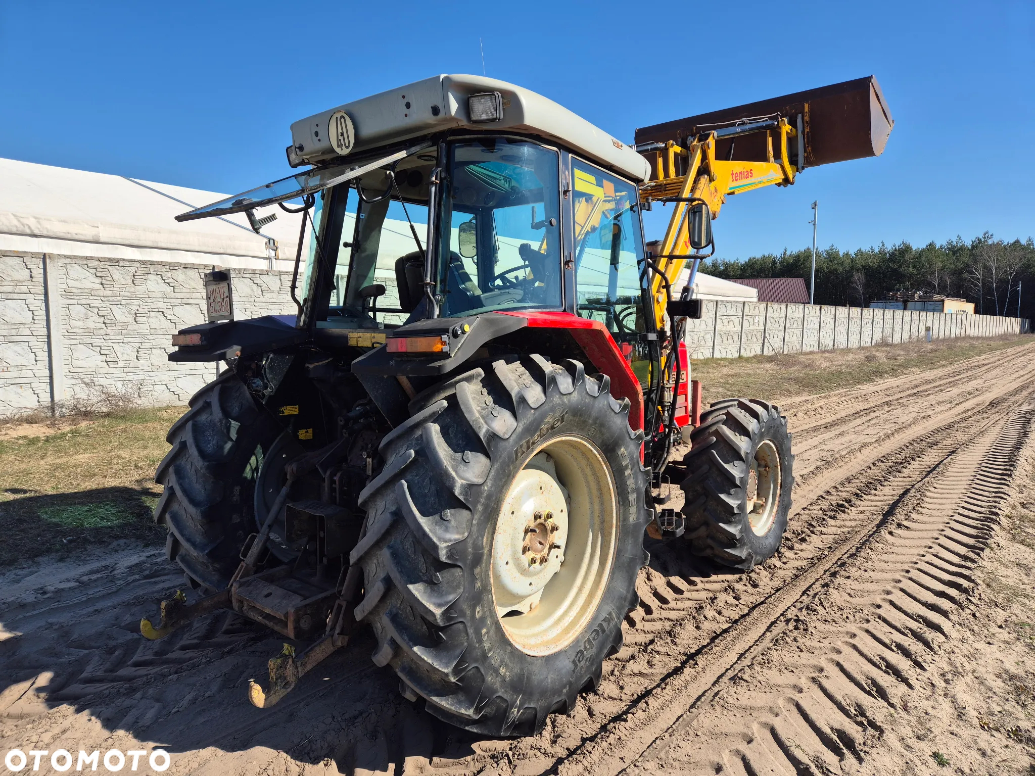 Massey Ferguson 6140 Cena Brutto 90 koni Pełna Pakiet Tur Łyżka dodatkowo koła wąskie 6130 MF  6150 - 10