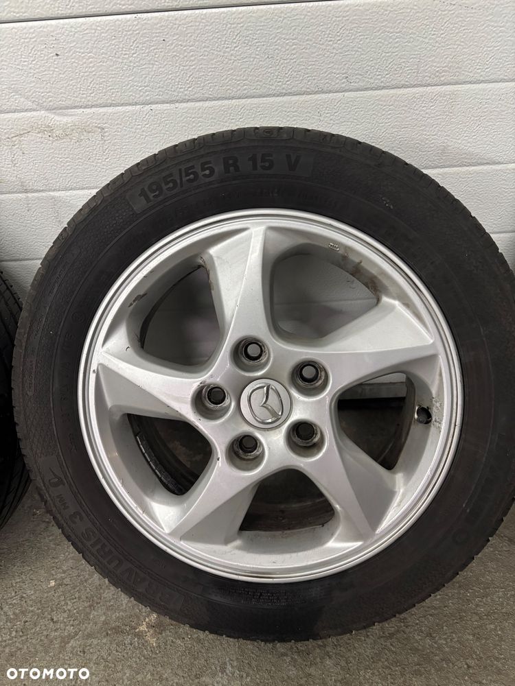 Alufelgi z Oponami Letnimi Mazda 5x114.3 6Jx15 195/55/15 - 5
