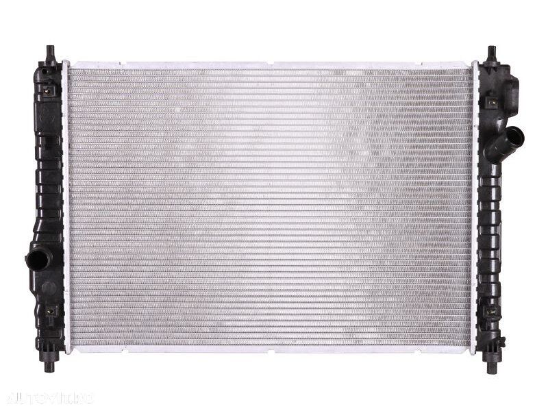 Radiator racire Chevrolet Aveo (T250), 04.2008-2011, motor 1.2, 55/62 kw, benzina, cutie manuala, cu/fara AC, 596x418x16 mm, aluminiu brazat/plastic, - 1