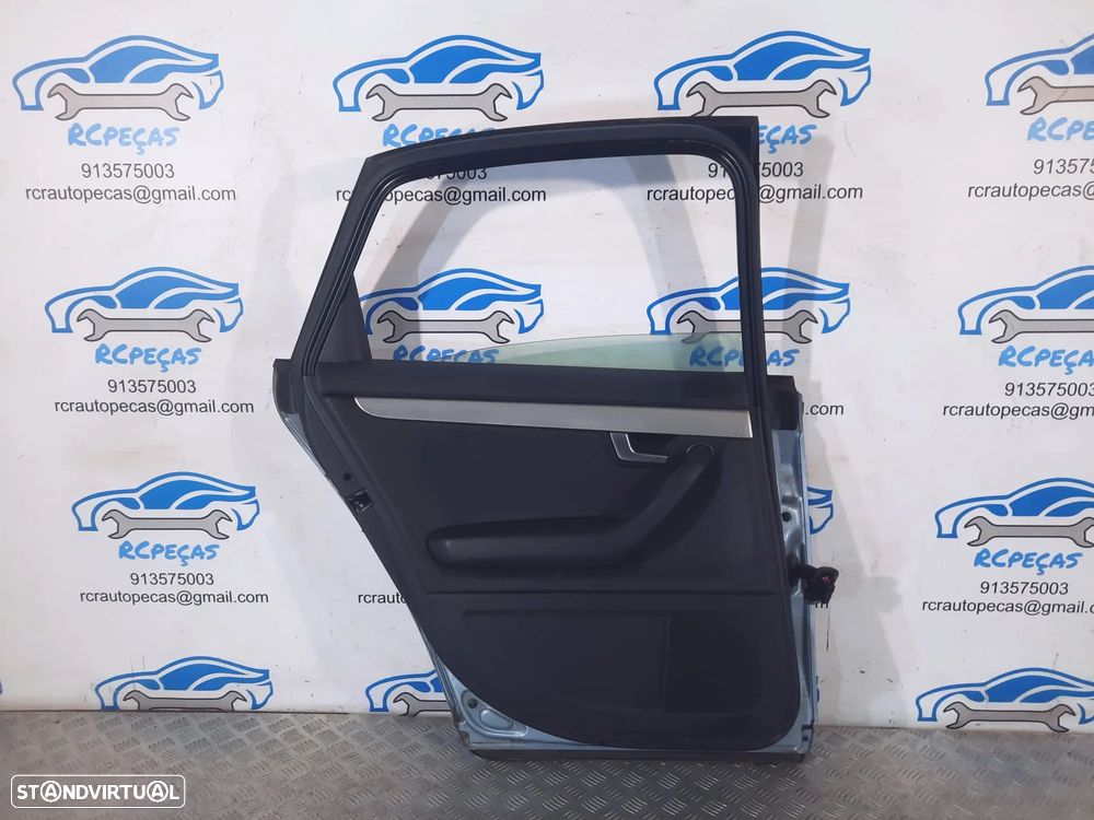 PORTA TRASEIRA TRÁS ESQUERDA AUDI A4 B7 SEDAN S LINE 8E0833051J FECHO ELEVADOR MOTOR PUXADOR VIDRO - 3