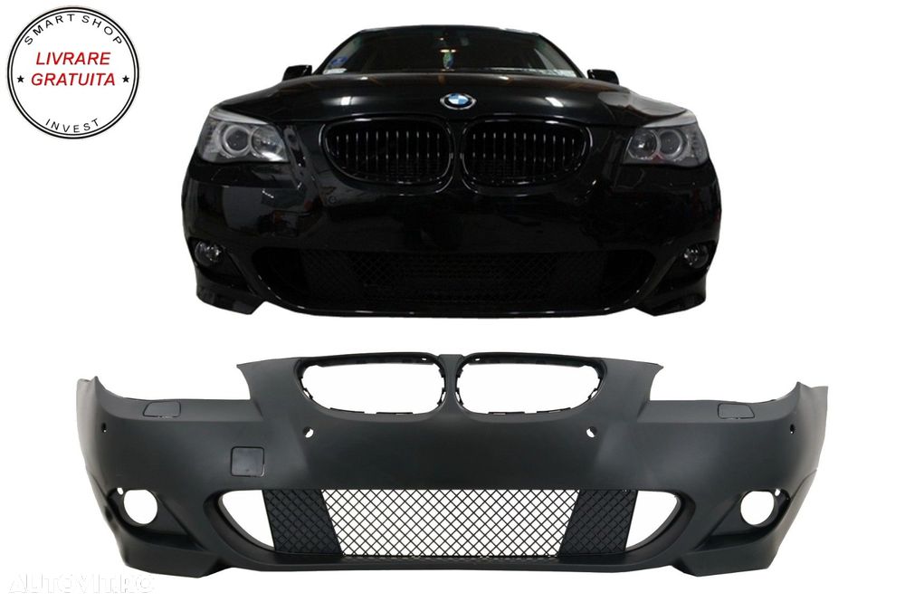 Bara Fata BMW Seria 5 E60 E61 (2003-2007) M-Technik Design fara Proiectoare Ceata- livrare gratuita - 7