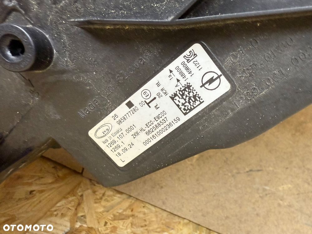 LAMPA LEWA LED OPEL ASTRA VI L 9858777280 - 12