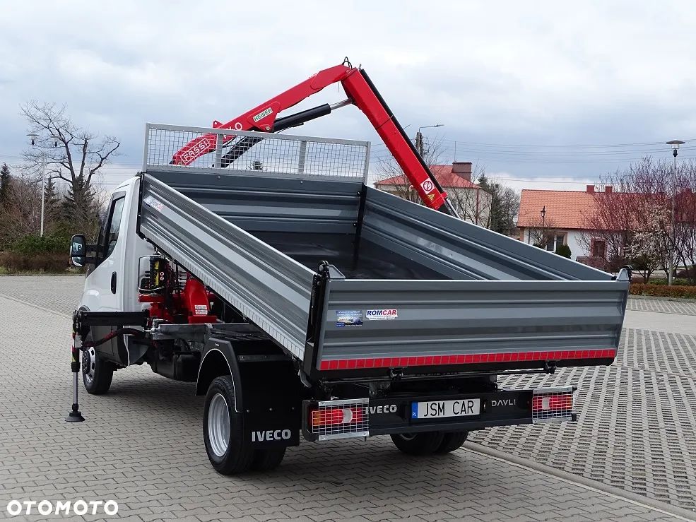 Iveco Daily 50C16 3.0 Wywrotka 3.57 m.+ HDS ŻURAW FASSI 1500 kg. 69 Tyś. Km. SALON PL!! 1 Wł.!! JAK NOWY!! - 9