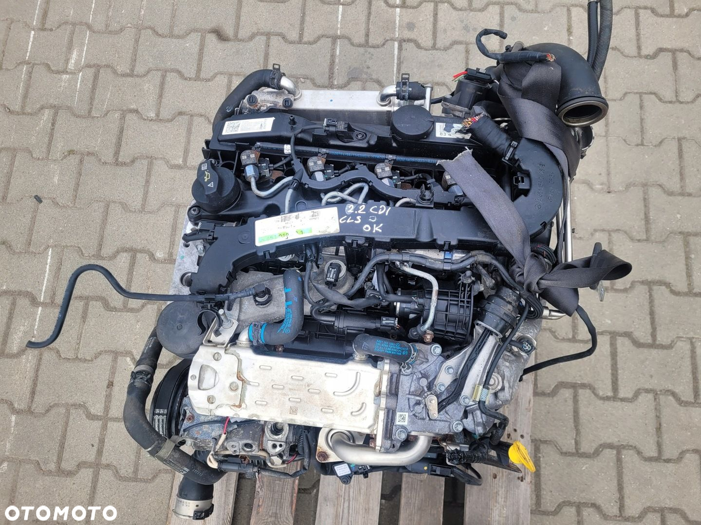 SILNIK KPL MERCEDES GLA CLA KLASA A W176 B W246 2.2 CDI 651930 - 6