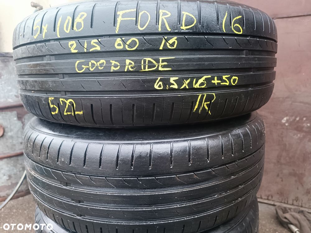 5x108 Felgi Stalowe Stal 16 Koła Letnie Lato FORD MONDEO TOURNEO TRANSIT CONNECT SMAX GALAXY mk2 II III S-Max 23 5,5mm Legnica ALU-RAD 215/60 - 3