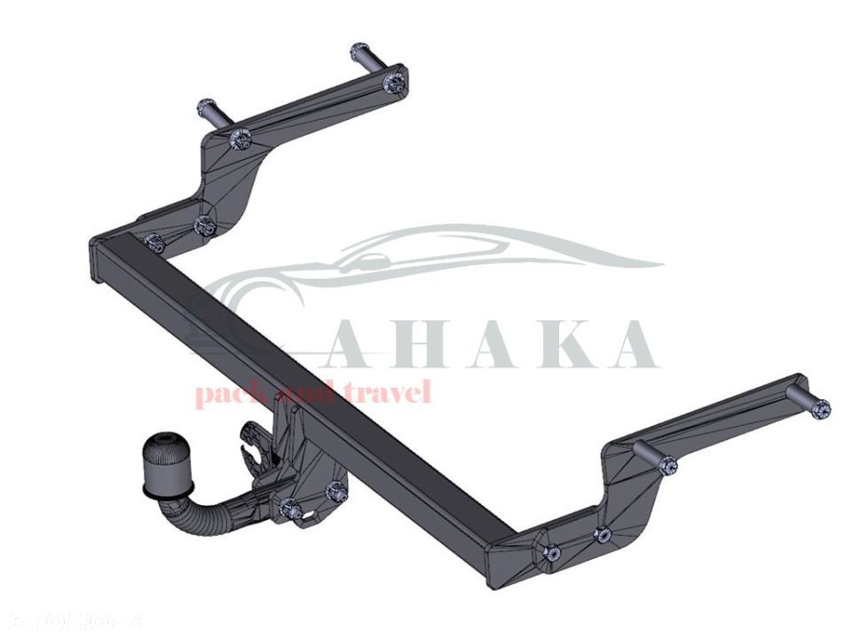 Hak Holowniczy Odkręcany Do Dacia Logan Sedan 2013-2016 - 2