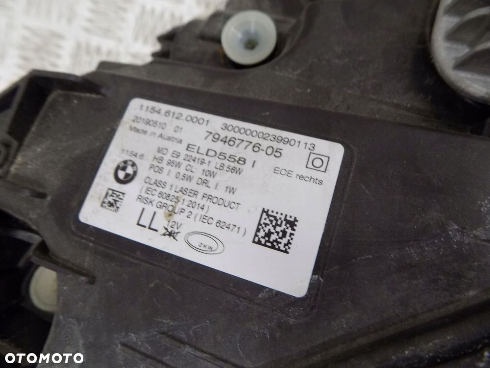 BMW G12 G11 PRZÓD MASKA ZDERZAK LASER PAS 475 LCI - 12
