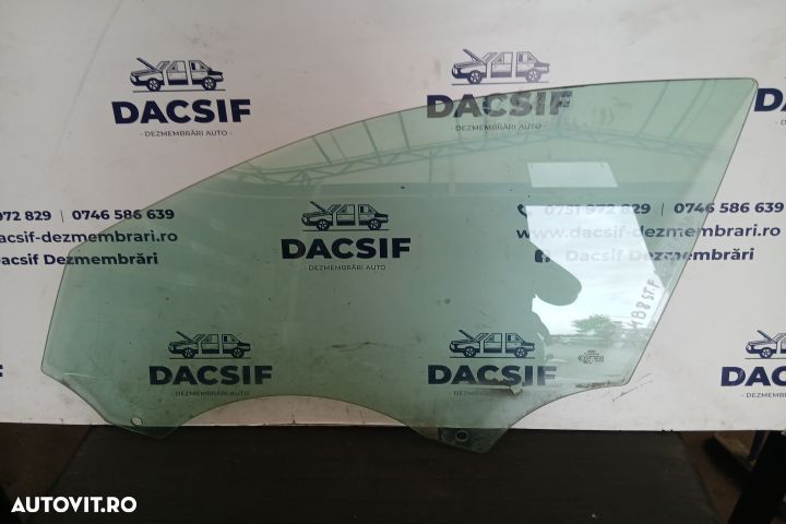 Geam usa fata stanga 43R-001582 43R-001582 Audi A4 B8/8K [2007 - 2011 - 1