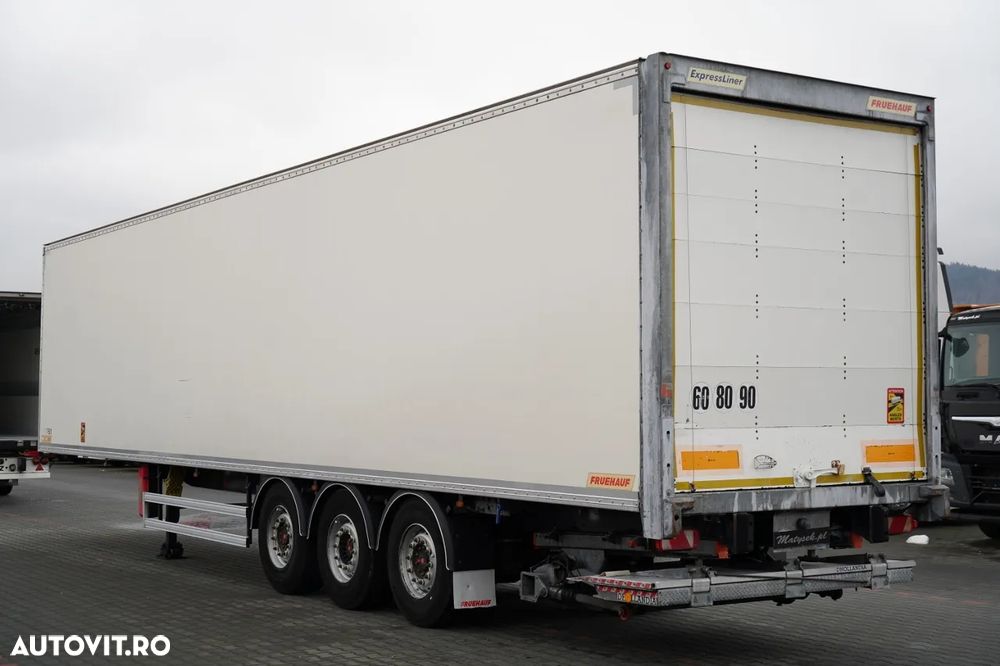 Fruehauf CONTAINER / LOT / OBLOAN RULANT / LIFT DHOLLANDIA / AXĂ SUSPENDATĂ / SAF / PODEA REZISTENTĂ - 6