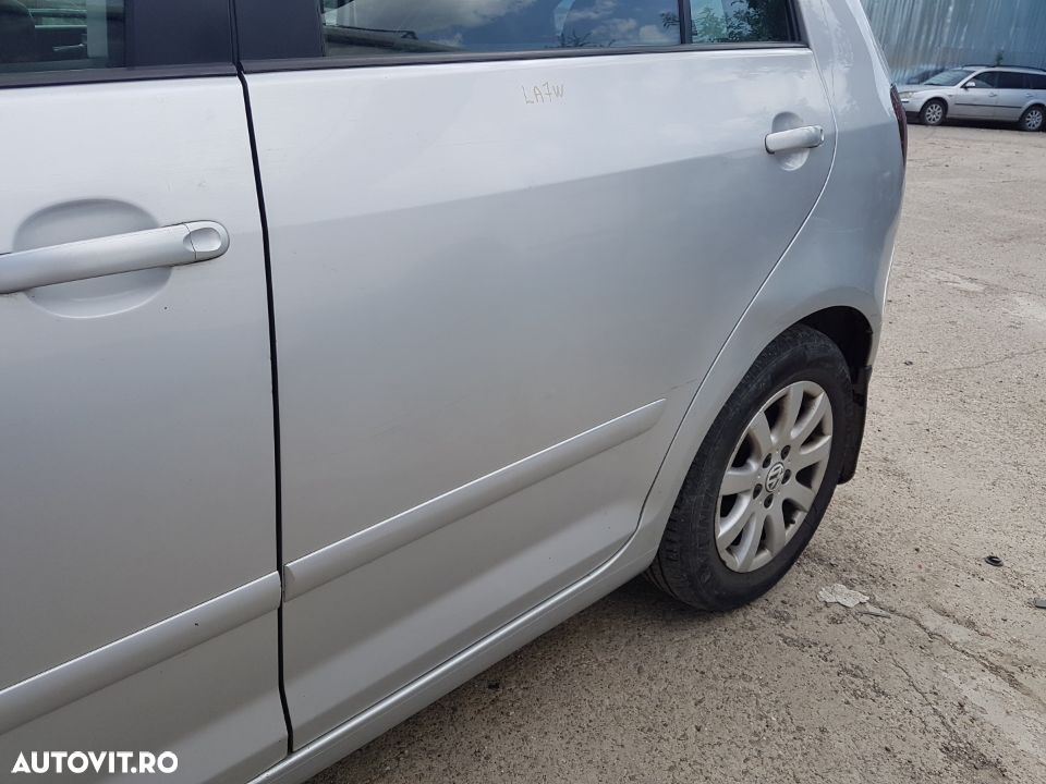 Usa / Portiera Stanga Spate VW Golf 5 Plus 2004 - 2008 Cod Culoare LA7W - 3