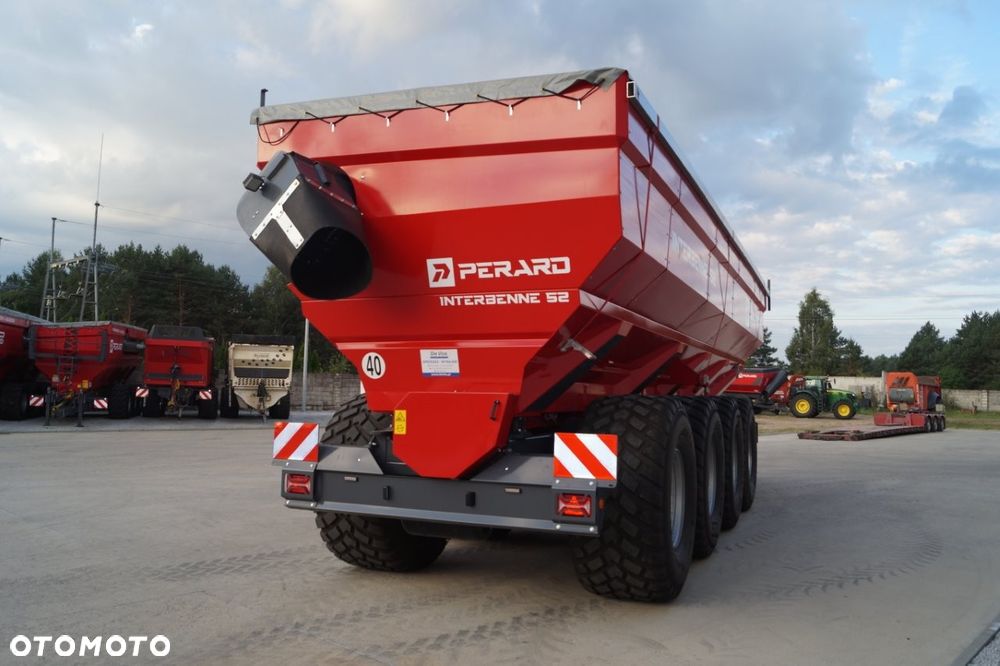 Perard Wóz Przeładowczy INTERBENNE 52 – 52 000 L – QUADREM – ZAWIESZENIE HYDRAULICZNE – 4 OSIE - 9