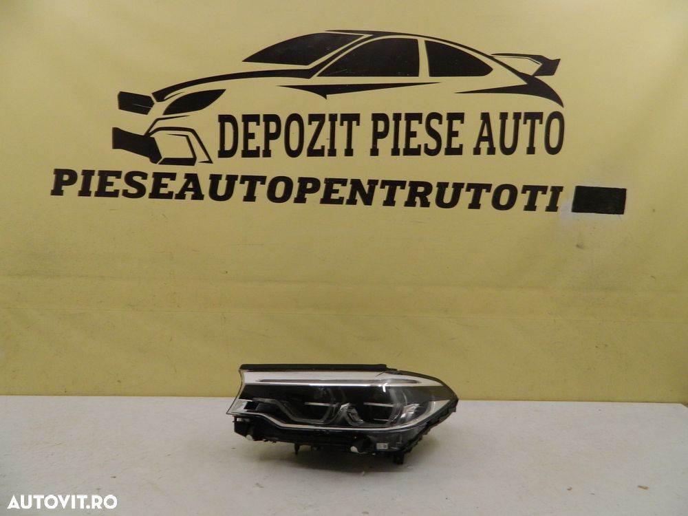 Far stanga BMW Seria 5 G30 / G31 Full LED Adaptive, 2017, 2018, 2019, 2020, 2021, cod origine 7439193-04. - 1