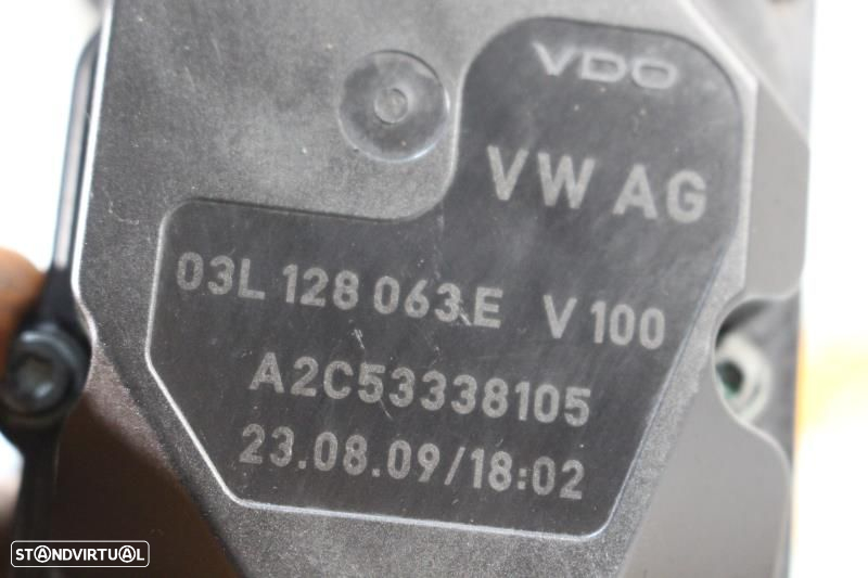 Borboleta De Admissão Audi A4 (8K2, B8)  03L128063e / A2c53338105 / 03 - 7