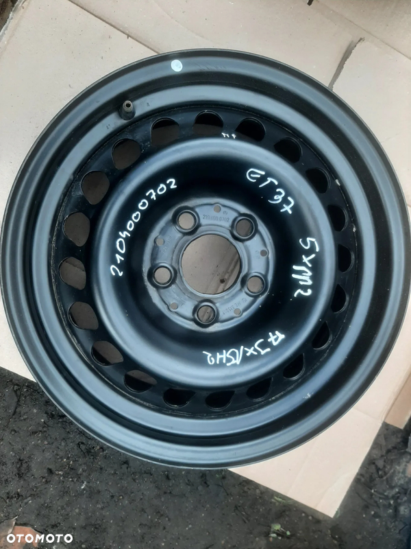 Felga stalowa Mercedes 2104000702 7jx15 et 37 5x112