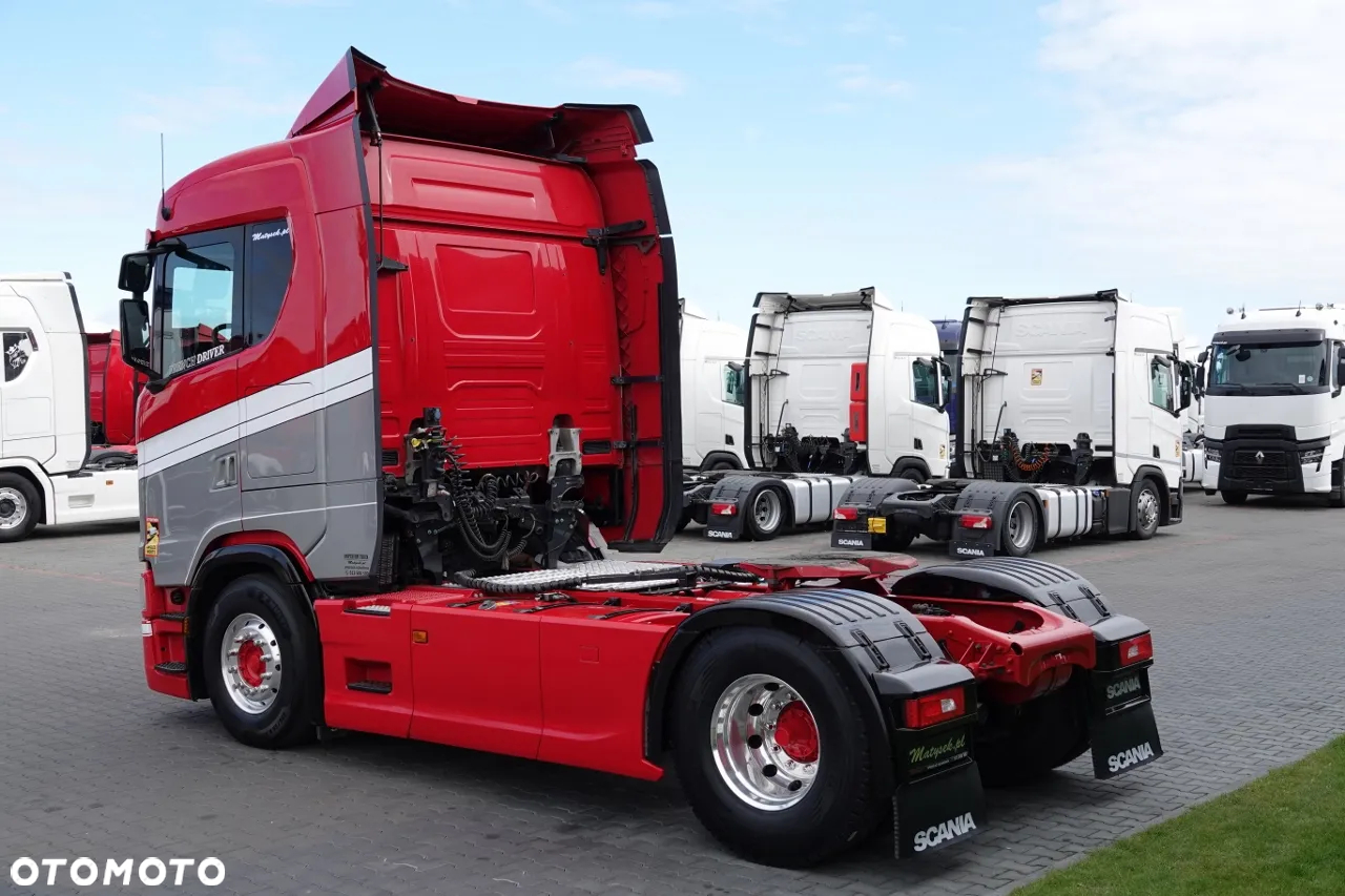 Scania S 500 / RETARDER / HYDARAULIKA / PRZÓD NA PODUSZKACH / KLIMA POSTOJOWA / ALUFELGI / OPONY 100% / PO KONTRAKCIE SERWISOWYM / SPROWADZONY - 7