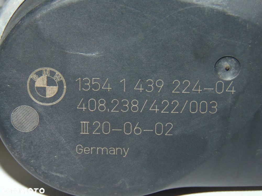 ORYGINAŁ przepustnica 1439224-04 BMW E81 E87 E46 E90 benzyna 1.8 2.0 - 12