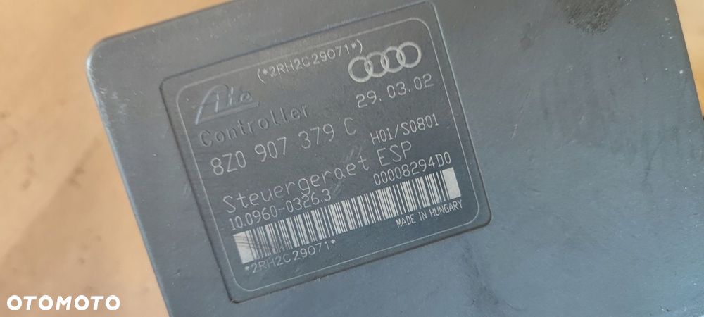 AUDI A2 POMPA HAMULCOWA ABS ESP STEROWNIK 379C 517E - 3