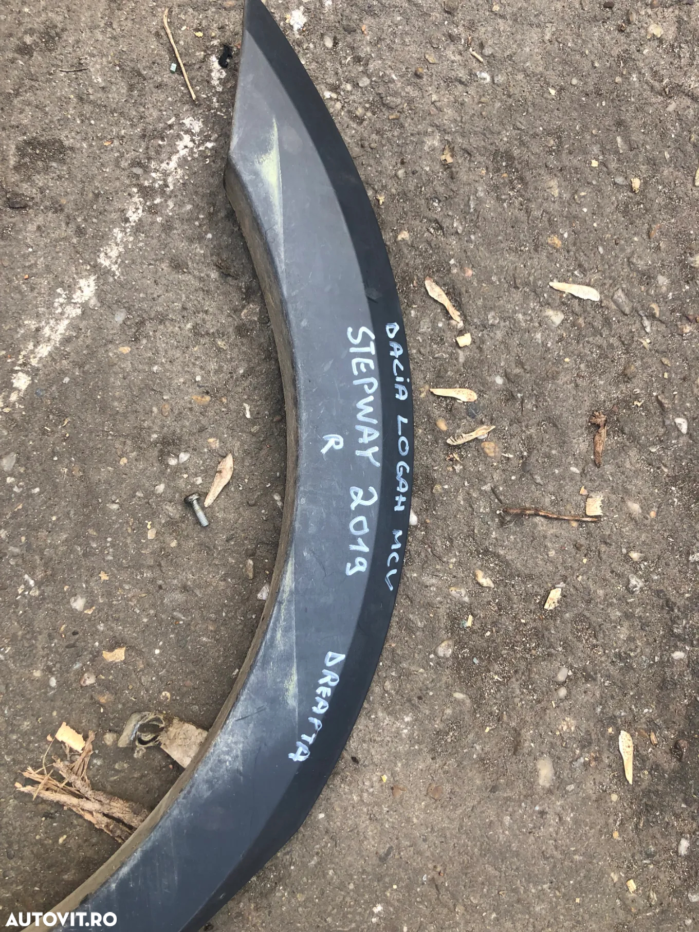 Prag lateral dreapta spate aripa ornament Dacia Logan MCV 2 stepway 2019 - 3