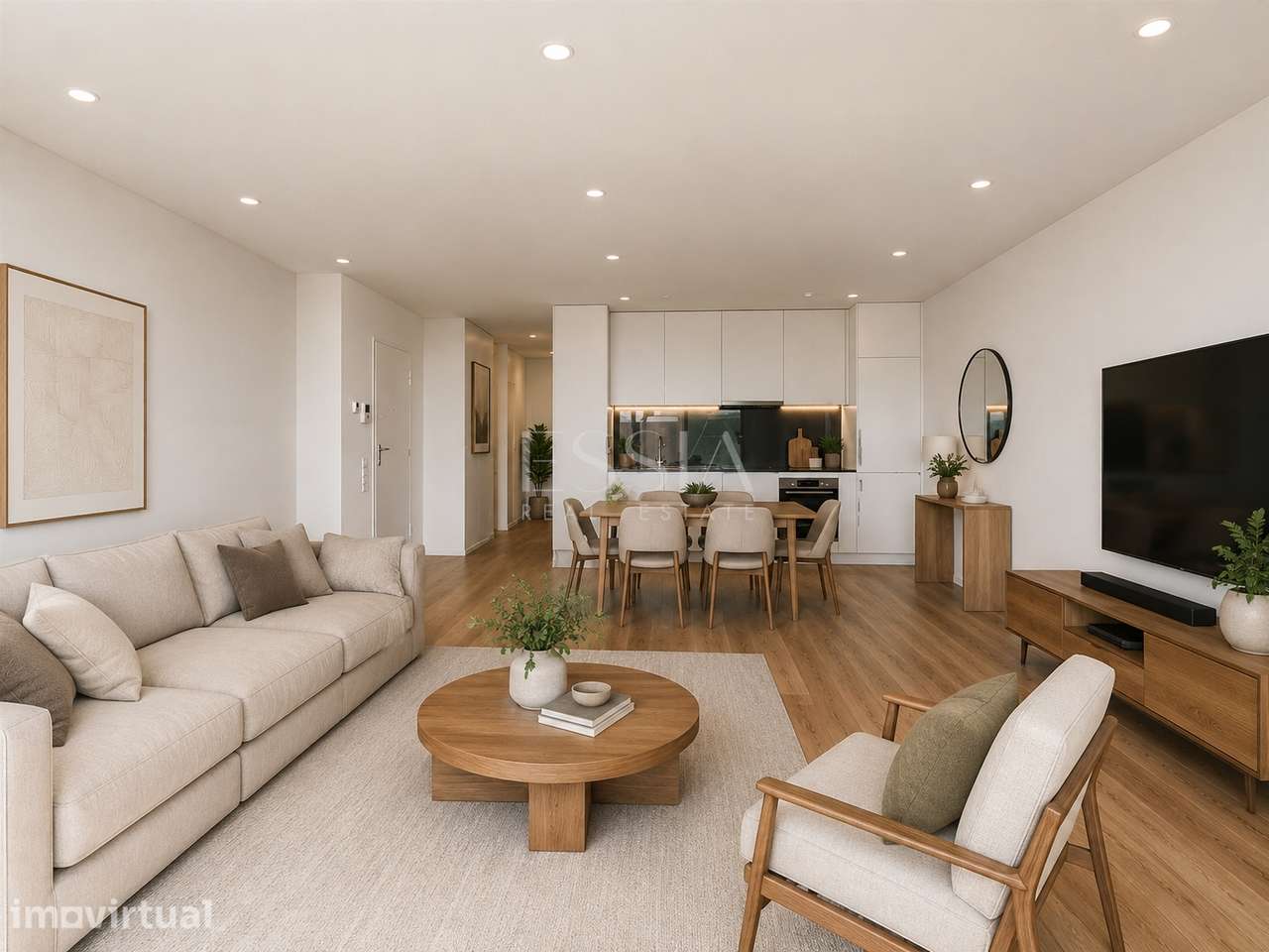 Apartamento T3 com varandas próximo ao mar em Canidelo, Vila Nova Gaia - Grande imagem: 3/37
