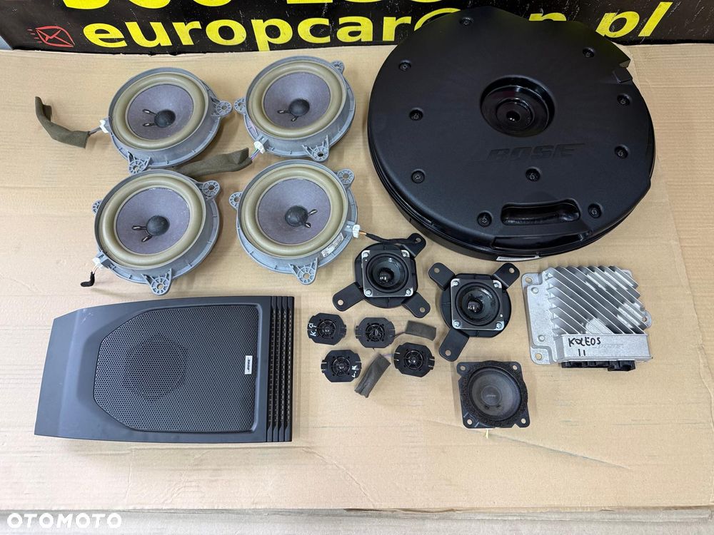 RENAULT KOLEOS II 16-22 ZESTAW BOSE GŁOŚNIKI WZMACNIACZ 280637524R - 1