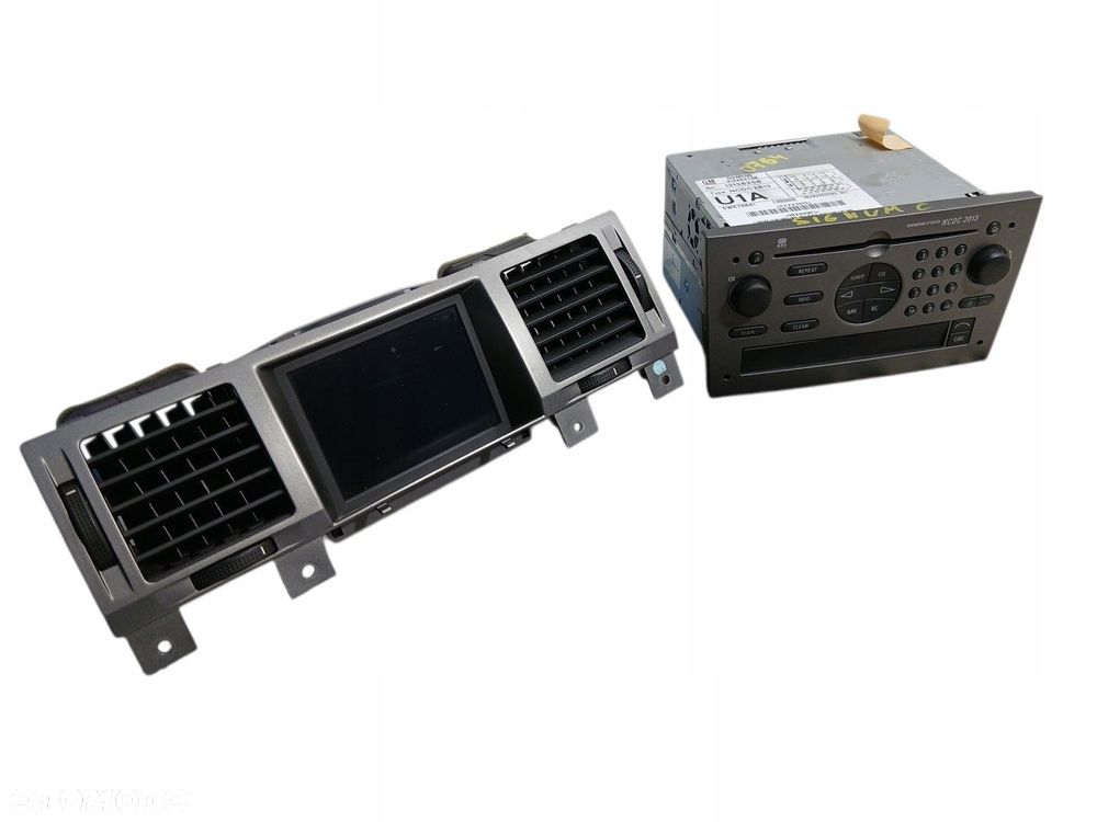 radio cd wyświetlacz kratki nawiewu opel signum 13138250 313203739 - 2