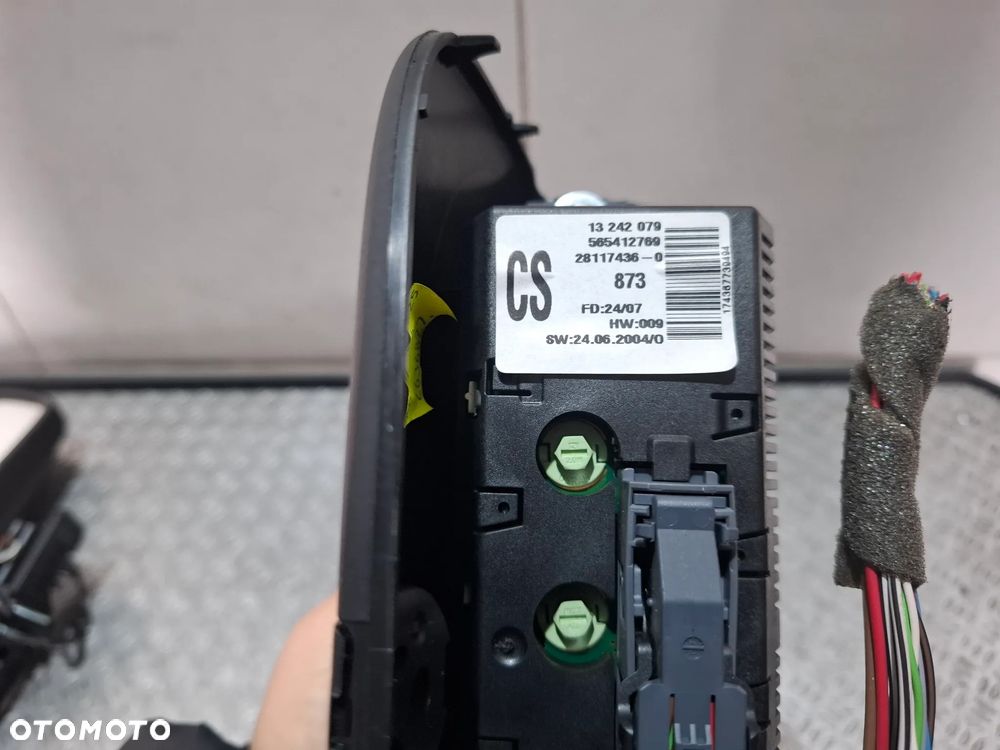 Wyświetlacz monitor Opel Meriva A OPC 2007 rok nr 13242079 - 3