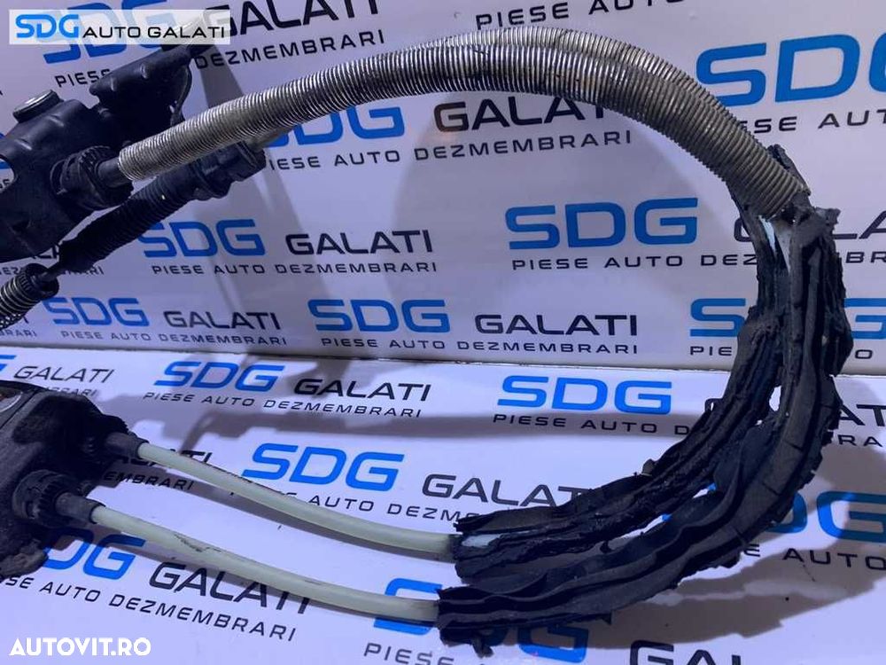 Ansamblu Maneta cu Sufe Timonerie Schimbator Viteze Cutie Manuala in 5 Trepte Skoda Fabia 1 1.4 TDI AMF 2000 - 2008 Cod 6Q0711049 6Q0711061 6Q0711266 6Q0711265E - 3