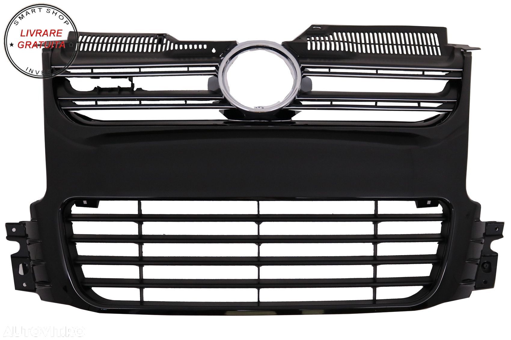 Grila Centrala VW Golf 5 V (2003-2008) Negru R32 Design- livrare gratuita - 1