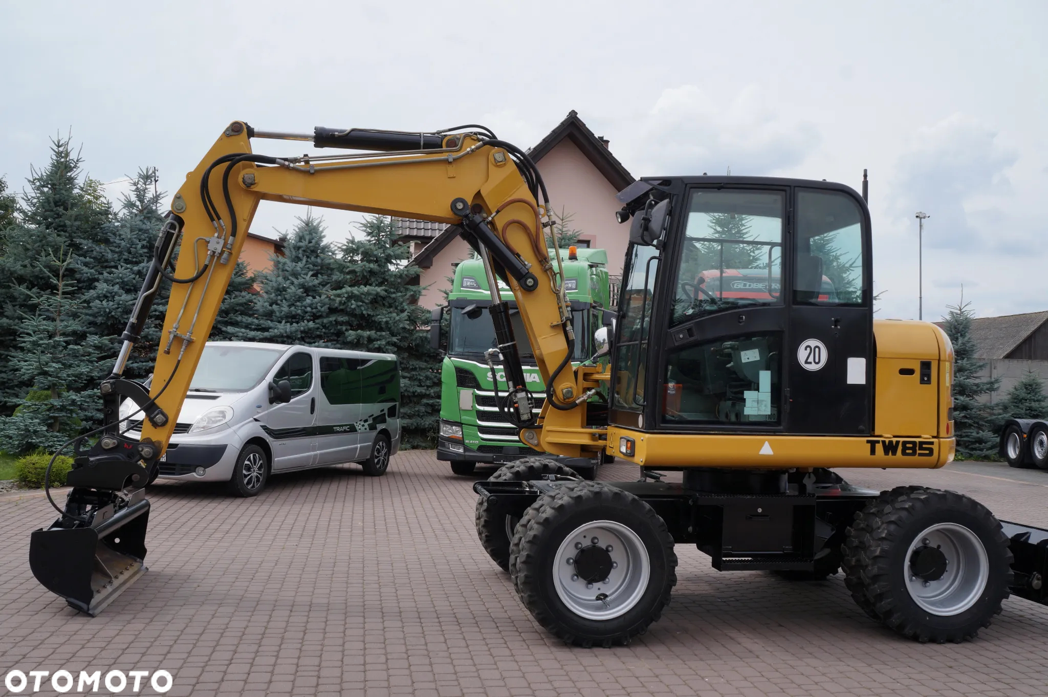 Terex TW 85 Koparka kołowa Sprowadzona silnik DEUTZ Stan Wzorowy - 2