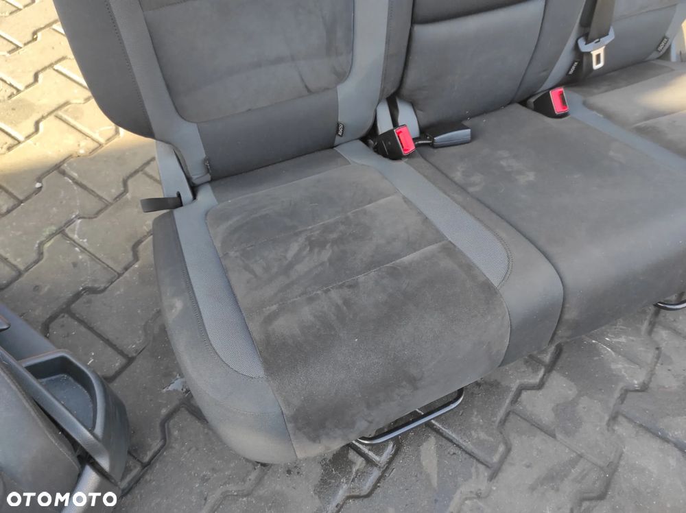 VW GOLF 5 6 PLUS FOTELE TAPICERKA SIEDZENIA KOMPLET SPORTY ALCANTARA STOLIKI KANAPA WYSYŁKA !!!! - 9