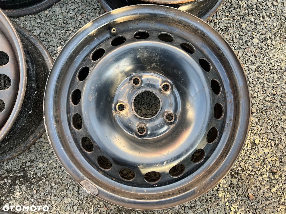 4x FELGA STALOWA FELGI STALOWE R15 6J 5x112 ET47 SKODA OCTAVIA II  SEAT AUDI A4 A6 VW CADDY 1K0601027C - 5