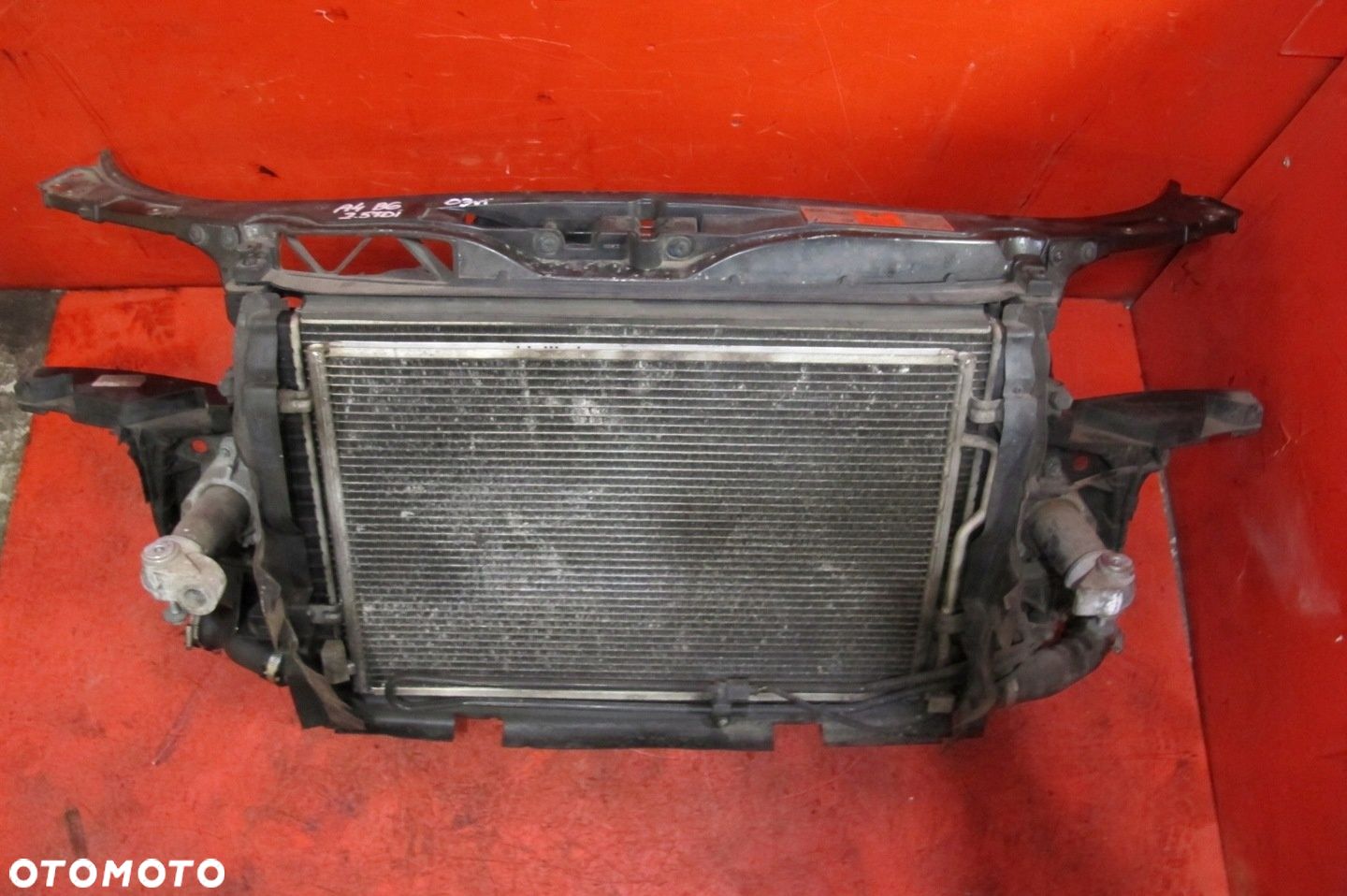 AUDI A4 B6 8E 2.5 TDI BFC PAS PRZEDNI CHŁODNICE WENTYLATOR KOMPLET - 1