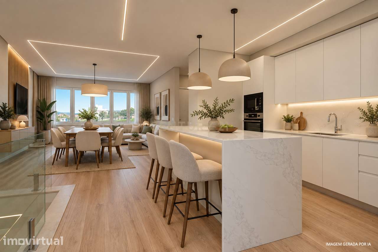 T2 + 1 DUPLEX - MURTAL -PAREDE - Grande imagem: 2/37