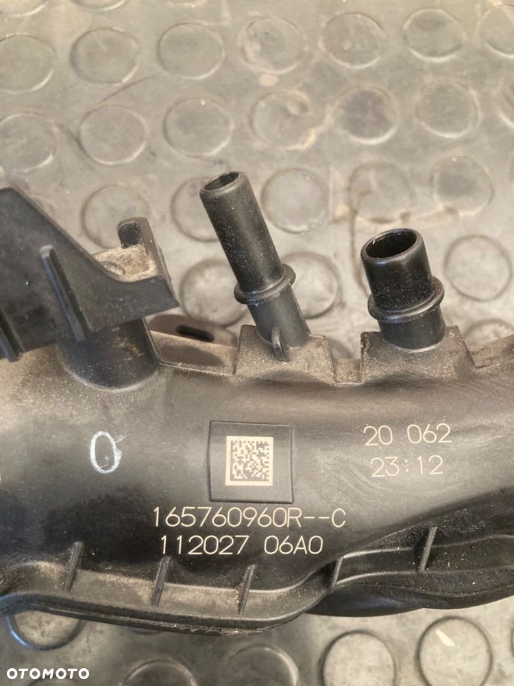 DACIA DUSTER 2 II RENAULT CAPTUR CLIO V 5  1.0 TCE RURA PRZEWÓD POWIETRZA turbiny turbosprężarki 165760960R Wwa - 6