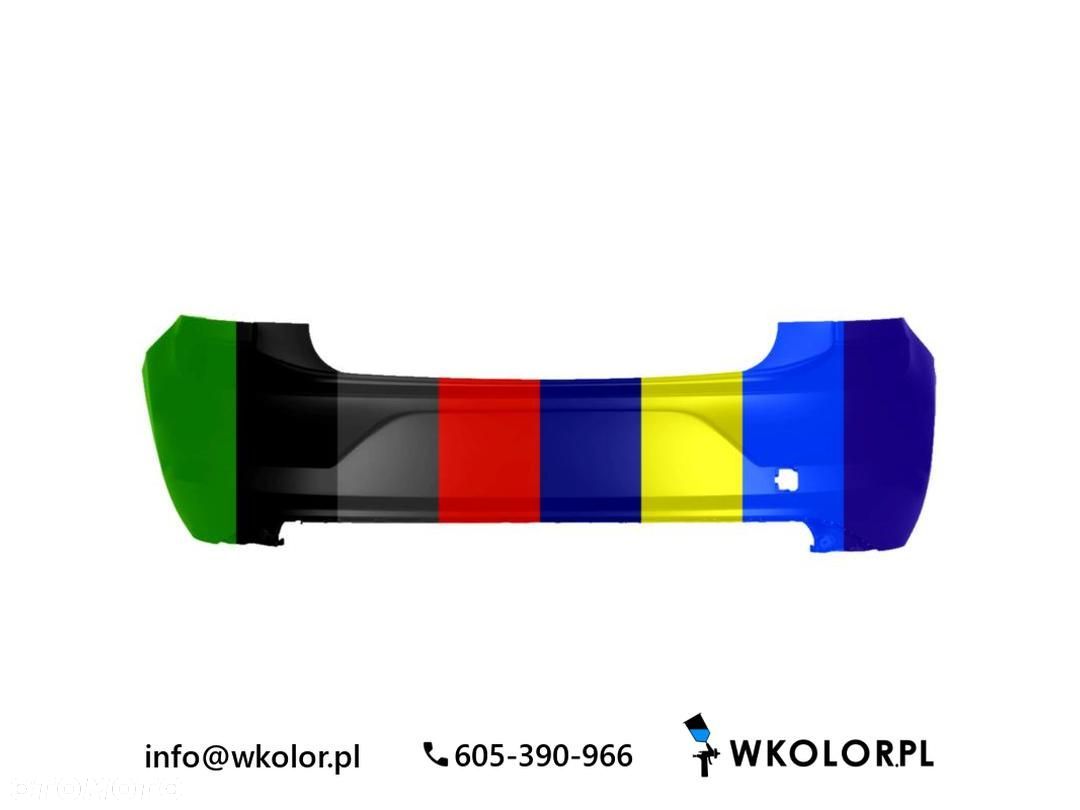 NOWY ZDERZAK VW POLO VI 2017-2021 LAKIEROWANY W KOLOR - 1