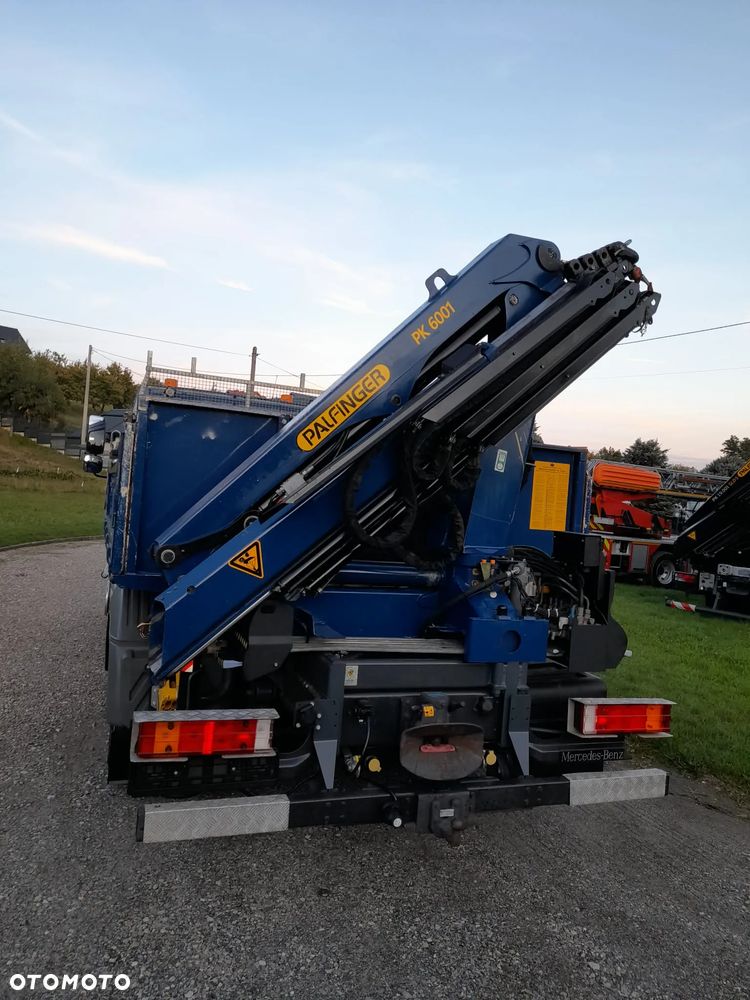 Mercedes-Benz ATEGO 1223K 6 - cylindrów!!  FABRYCZNA WYWROTKA MAILLER Kiper + HDS Dzwig żuraw Palfinger 5+6 funkcja, DODATKOWE zasilanie hydrauliczne przyczepy PRZYCZEPA 16 ton!!! Pełny serwis ASO ORYGINALNY Potwierdzony przebieg 126000km - 22