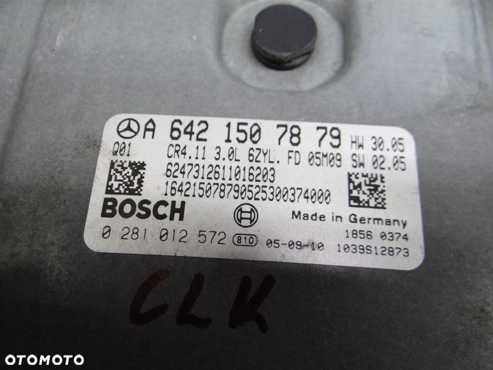 Mercedes CLK W209 3.0CDI Zestaw startowy kpl 6421507879 - 5