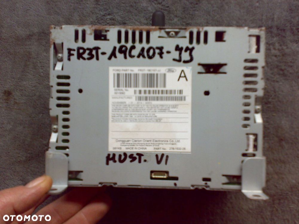 ford mustang vi mk6 2015 - radio radioodtwarzacz cd napęd fr3t-19c107-jj - 2