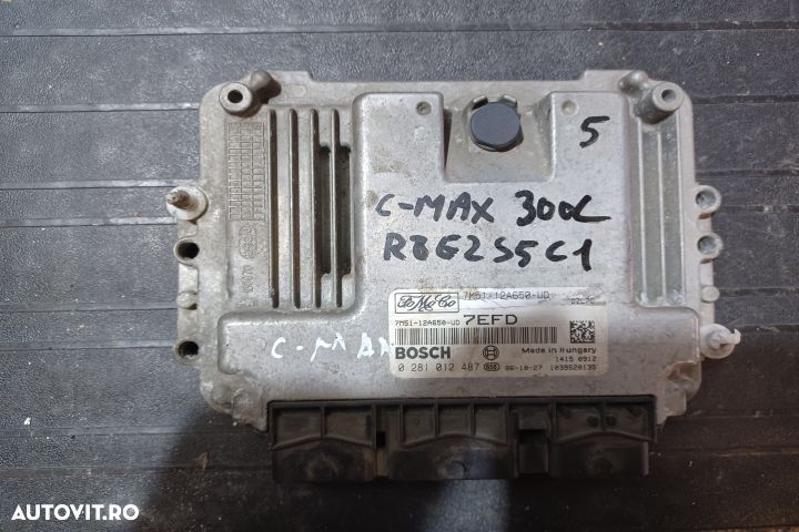Calculator motor ECU 7M5112A650UD 7M5112A650UD Ford C-Max 1 [facelift - 1