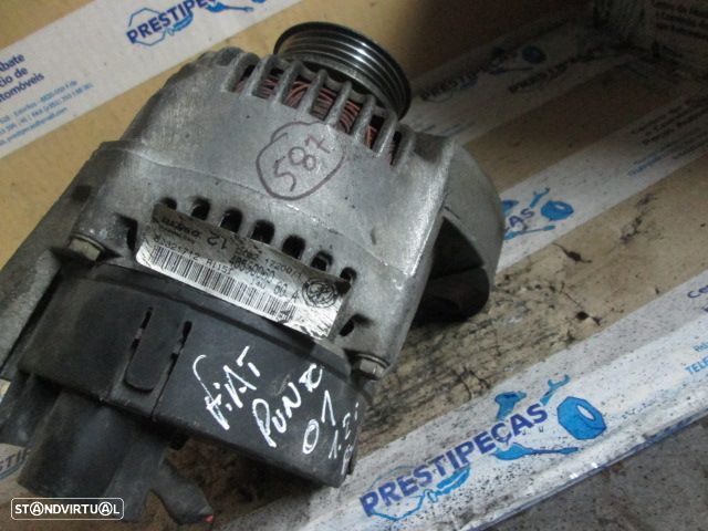 Alternador 46530060 FIAT PUNTO 2001 1.2I FIAT PUNTO 188 2000 1.2I 60CV 5P BRANCO DENSO 14V 60A - 1
