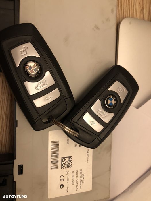 kit ( Chit ) pornire ecu cas4 chei cheie bmw F10 F11 8584425 - 1