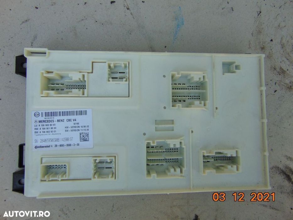 Modul SAM Mercedes ML W166 GLE X166 GL modul central electric ML w166 - 1
